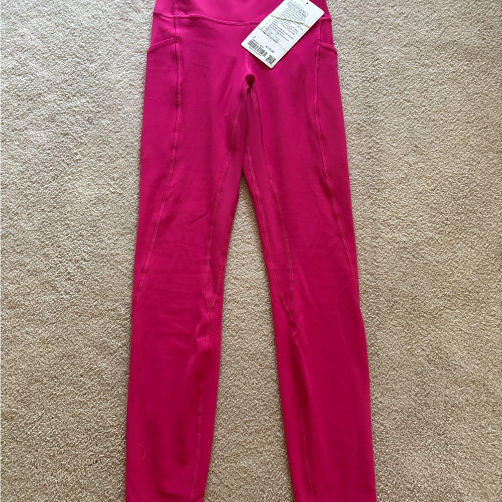 Lululemon Align Pant 25” pockets NWT size 2 passionate